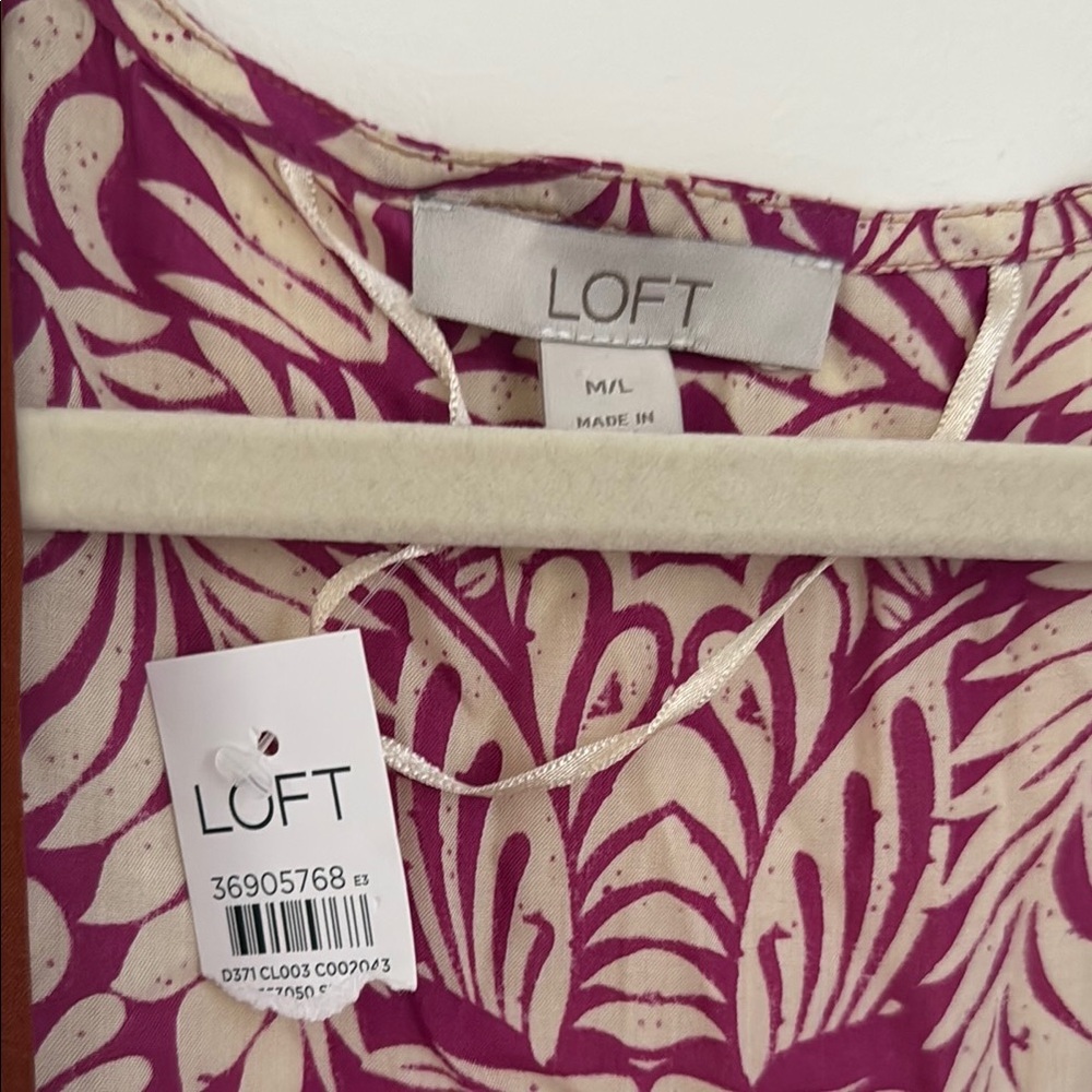 NWT Loft Patterned Kimono - Picture 3 of 5